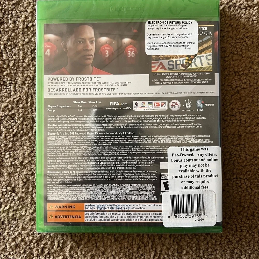FIFA 17 (Microsoft Xbox One, 2016)